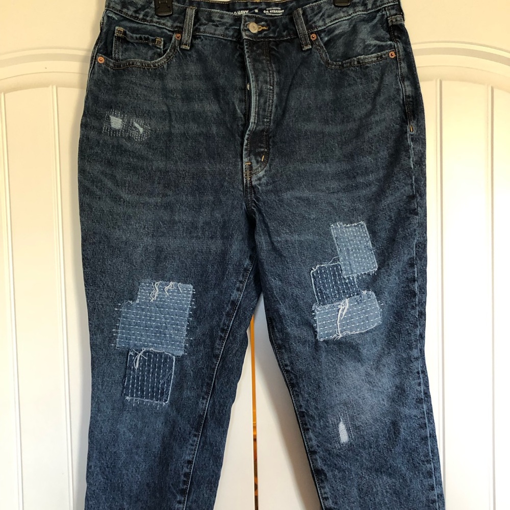 Extra high rise OG straight slim pocket jean. Size 16. Never worn.